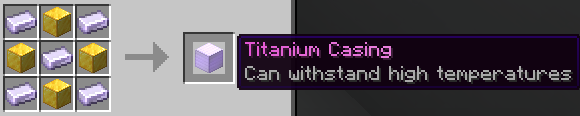 titanium casing custom minecraft item